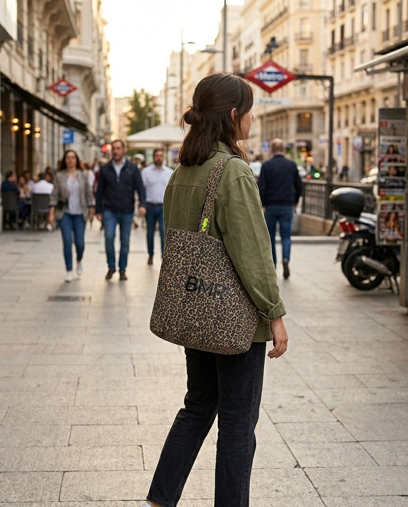 TOTE BAG ANIMAL PRINT ECO