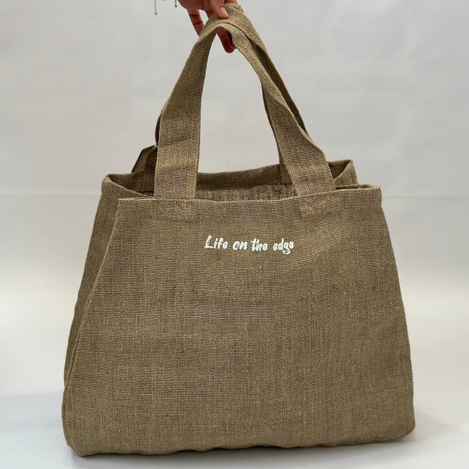 Bolso Yute Life on the Edge