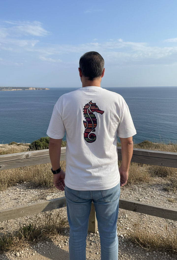 Camiseta manga corta algodón orgánico " Caballito Fusión"