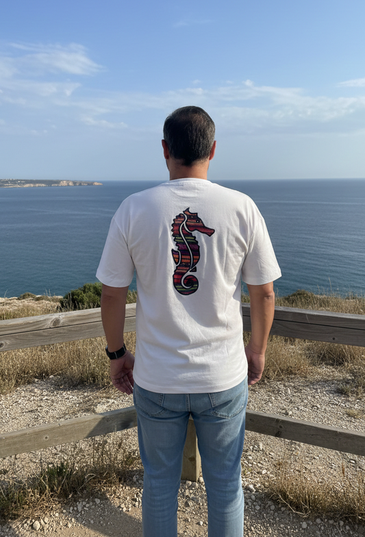 Camiseta manga corta algodón orgánico " Caballito Fusión"