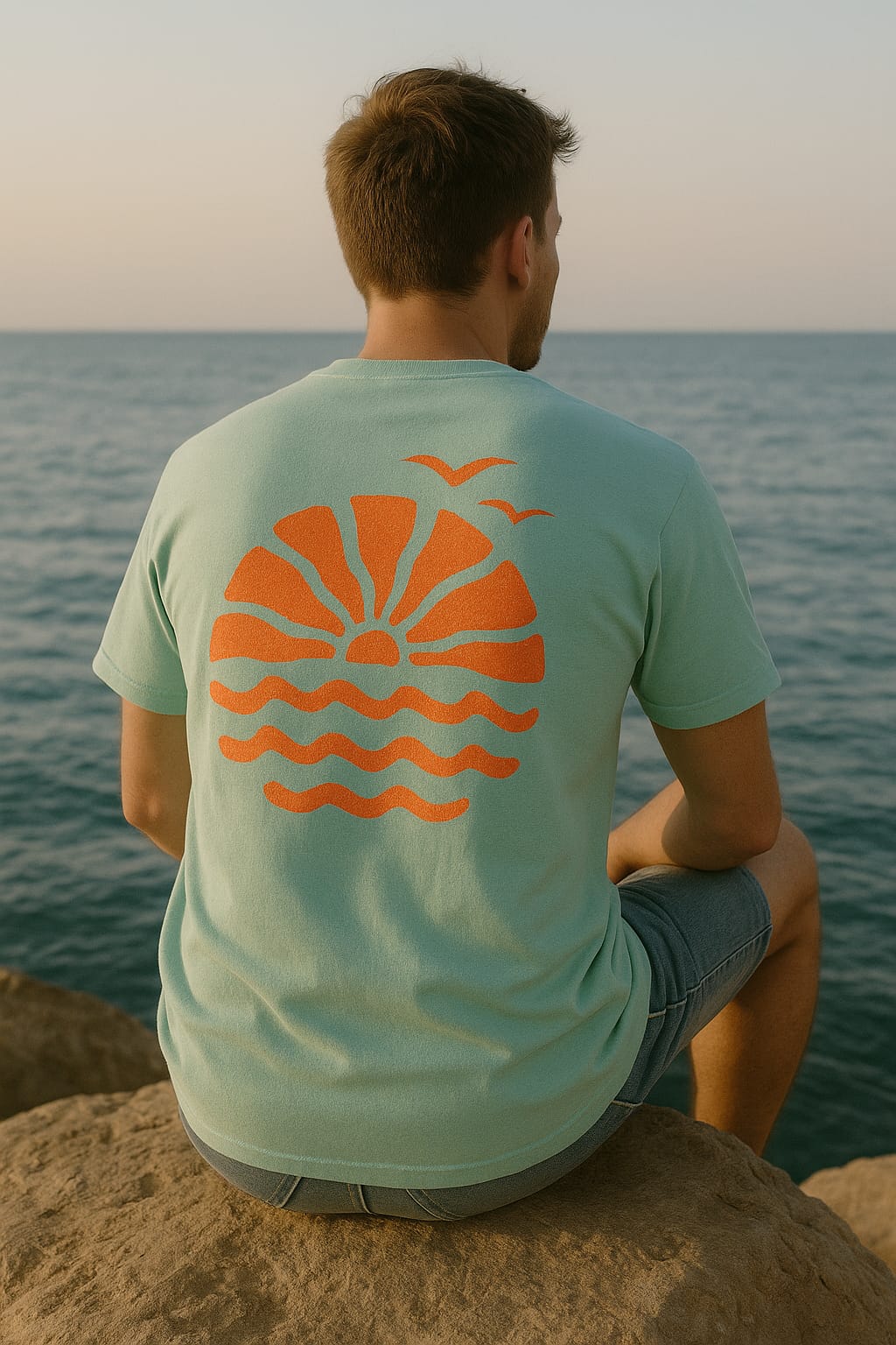 Camiseta Oversize BE SUNSET