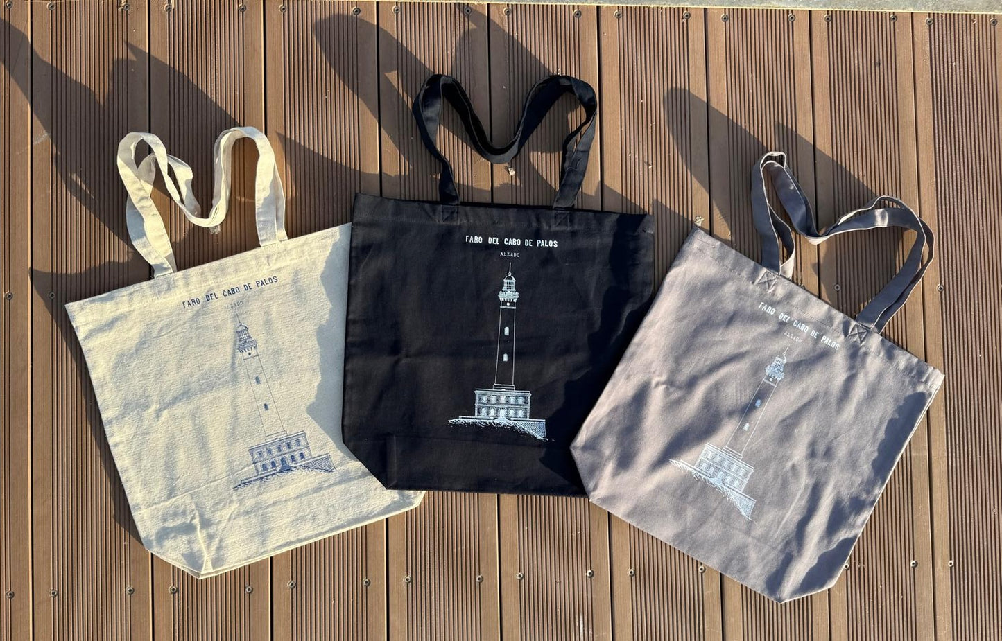 TOTE BAG FARO CABO de PALOS - ALGODÓN ORGÁNICO