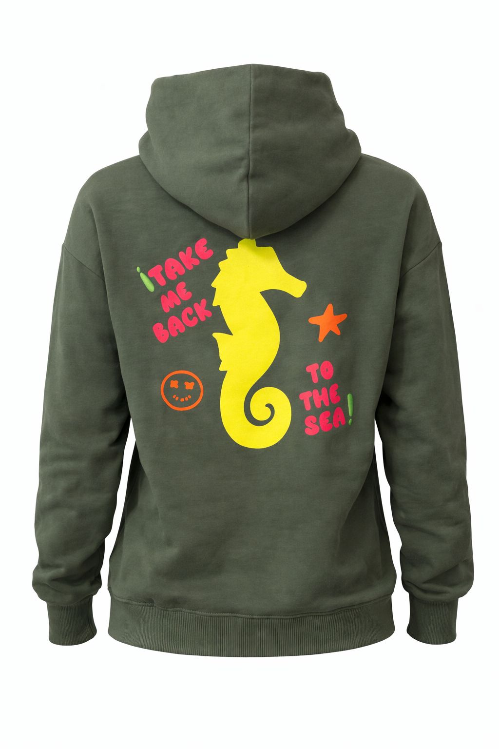Sudadera Capucha Algodón Orgánico "Take me back to the sea"