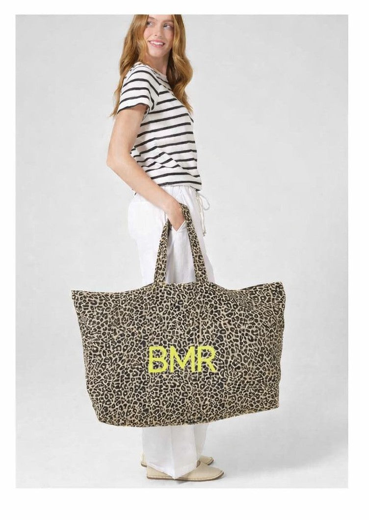 TOTE BAG OVERSIZED ANIMAL PRINT ECO BMR